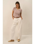 Vivi Striped Knit Top