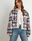 Cora Fleece Long Sleeve Jacket