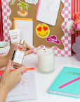 You're So F*cking Awesome - Glass Bottle Safety Matches - Pink/Yellow
