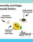 Axolotl Earrings