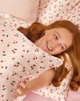 Satin Pillowcase Standard - Cherry Print