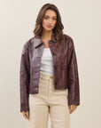 Aesha Vegan Leather Jacket