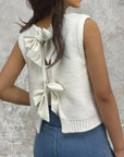 Cora Open-Back Bow Top