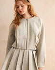 Penelope Pleated Jacket