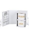 Gold Holiday Dip Bowls Book Box - Set of 2