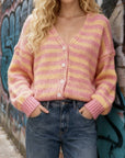 Bea Striped Cardigan