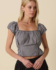 Melody Gingham Top