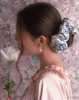 Bridgerton x Kitsch Satin Pillow Scrunchies® in Toile in Bloom