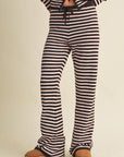 Striped Relaxed Pants with Drawstring Waist