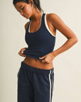 Double Layered Racerback Tank Top