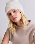 The Alpaca Beanie Arctic White