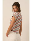 Vivi Striped Knit Top