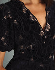 Viola Flocked Dress