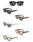 Rectangular Fashion Bold Vintage Inspired Sunglasses