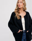 Stacie Open Front Cardigan