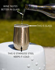 Wine Gift Sets with Glass Lined Wine Glasses