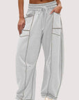 Tessa Wide-Leg Drawstring Pants