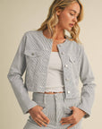 Colleen Stripe Jacket