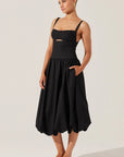 Jevi Sleeveless Bubble Midi Dress