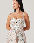 Sariah Pleated Eyelet Midi Dress