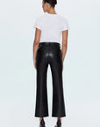 Pistola Ally Faux Leather Bootcut Pants Onyx