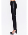 Pistola Ally Faux Leather Bootcut Pants Onyx