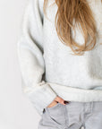 Pistola Ilana Mock Neck Pullover Sweater