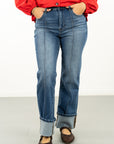 Maggie Ankle Cuffed Jeans