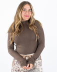 Ronan Knit Top - Brown