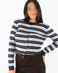 Ella Multi Stripe Button Cardigan