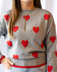 Valentina Heart Sweater