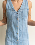 Carmel Denim Mini Dress