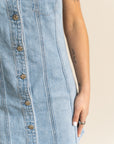 Carmel Denim Mini Dress