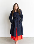Catherine Denim Trench Coat