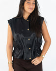 Matty Leather Vest