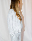 Snowflake Long Sleeve Pajama Top