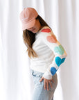 Lola Heart Sleeve Sweater