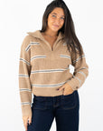 Warm Chai Quarter Zip Pullover