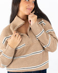 Warm Chai Quarter Zip Pullover
