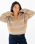 Warm Chai Quarter Zip Pullover