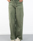 Nora Wide Baggy Jeans with Waistband Tie Detail