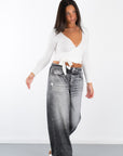 Riley LS V-Neck Wrap Top