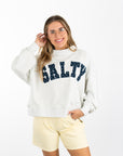 Salty Stars Mock Neck Sweatshirt