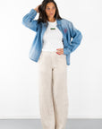 Carina Relaxed Wide-Leg Linen Pant