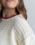 Genevieve Heart Detail Sweater