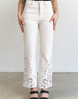 Paris Lace Straight Leg Jean