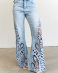 Ophelia Lace Patchwork Jeans