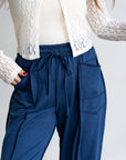 Tessa Wide-Leg Drawstring Pants