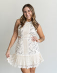 Elara Halter Mini Dress