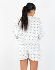 Polka Dot Sweatshort